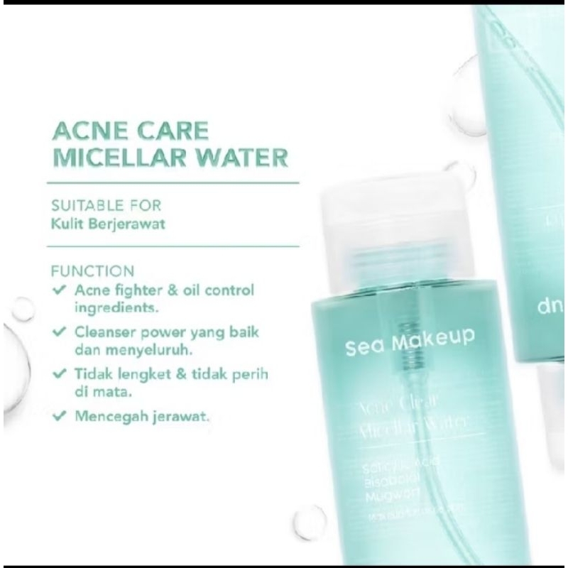 micellar water sea makeup