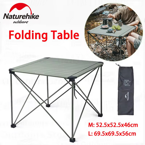 NATUREHIKE CNK2450JJ013 MEJA LIPAT CAMPING L03 ALUMINIUM