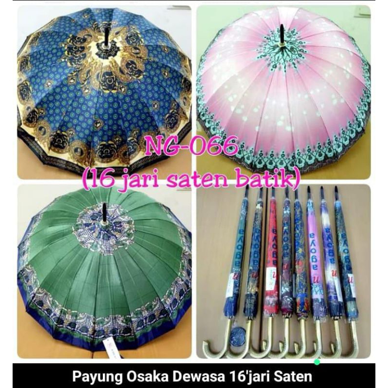 Payung Osaka Dewasa 16 jari
