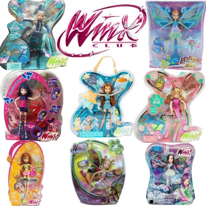 Boneka Winx langka asli edisi terbatas modis peri dunia pelangi dari