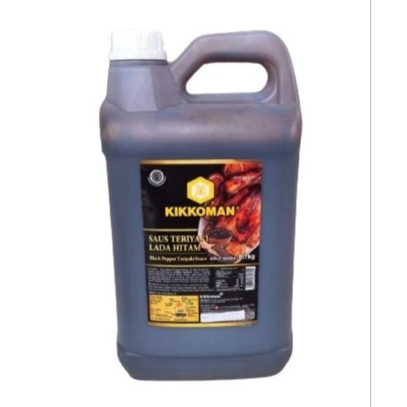 

Kikkoman Saus Teriyaki Lada Hitam 5,7kg HALAL - Black Pepper Teriyaki Sauce 5,7kg