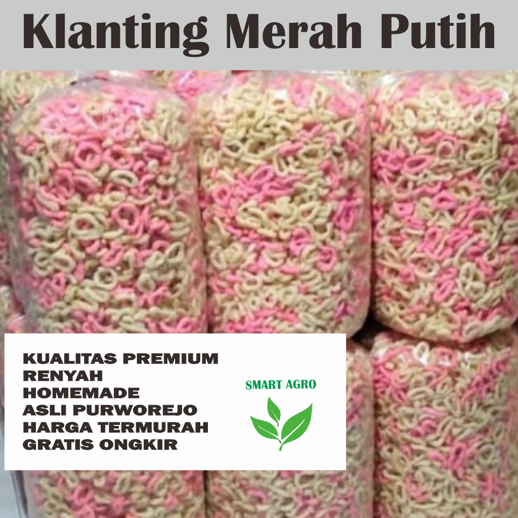 

Klanting Lanting Merah Putih 1 Kg Oleh Oleh Khas Jetis Purworejo
