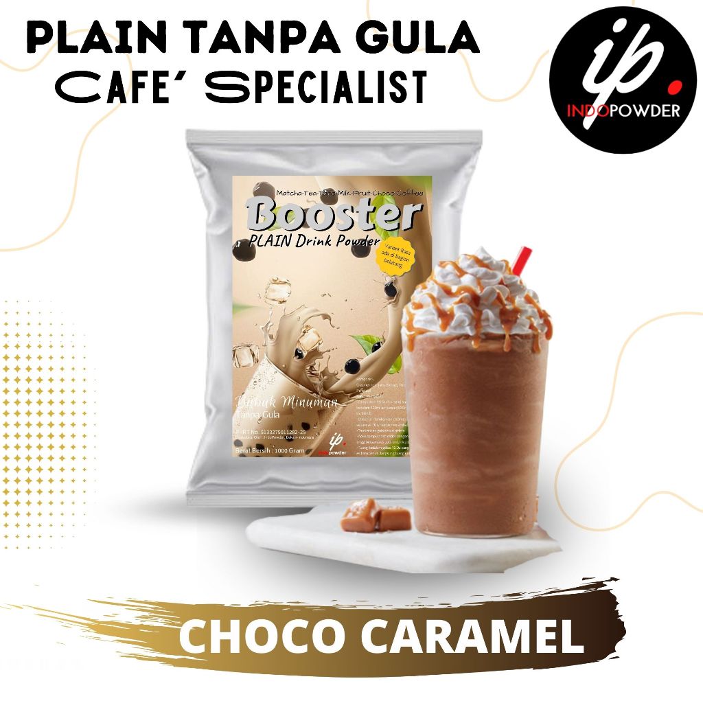 

IP Bogor - Bubuk Minuman Plain Tanpa Gula Rasa CHOCO CARAMEL 1Kg Untuk Cafe, Waralaba dan Resto