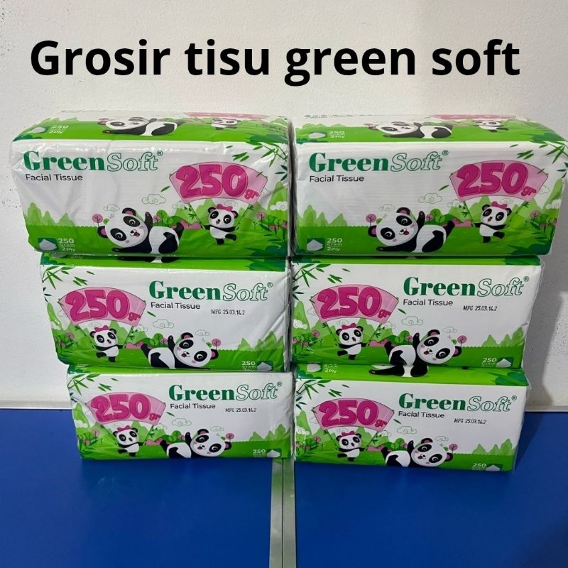 [GROSIR TISU] TISU GREEN SOFT 250 GRAM GROSIR ( 3 PACK, 6 PACK & 10 PACK ) TISU MURAH GROSIR
