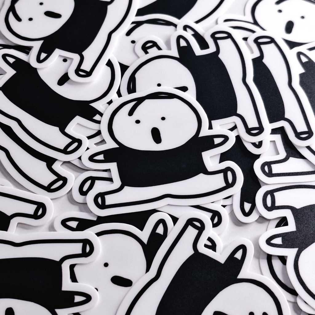 

Alittlekat - Sticker Die Cut Streching | Stiker Lucu | Stiker Journal