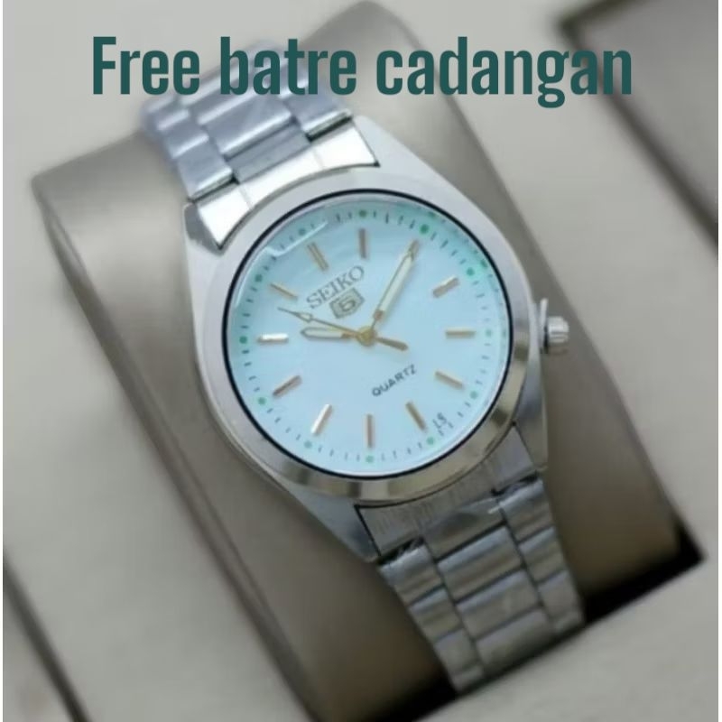 PROMO Jam Tangan Pria SEIKO 5 Rantai // Jam Tangan Pria Keren Tangan Kecil