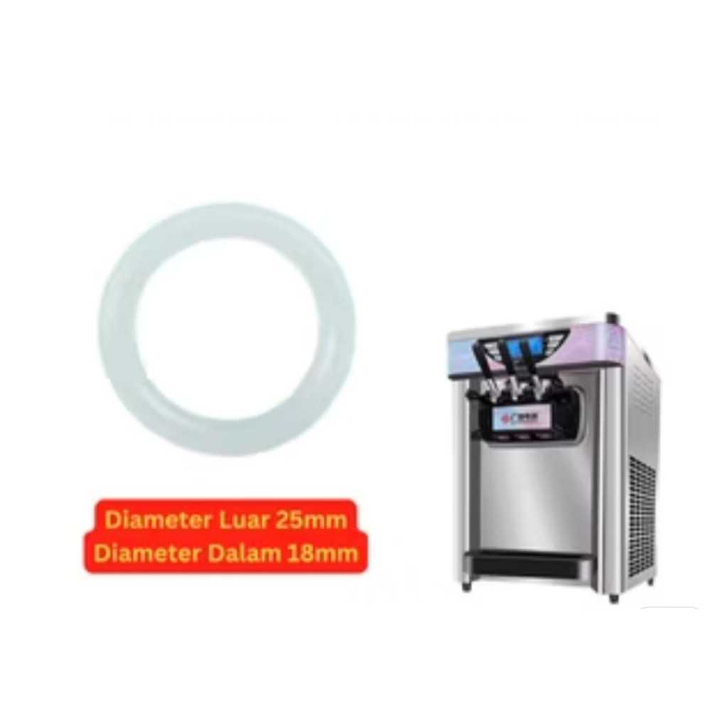 Sparepart Karet Seal kanan kiri mesin es krim ice cream bisa untuk tomori