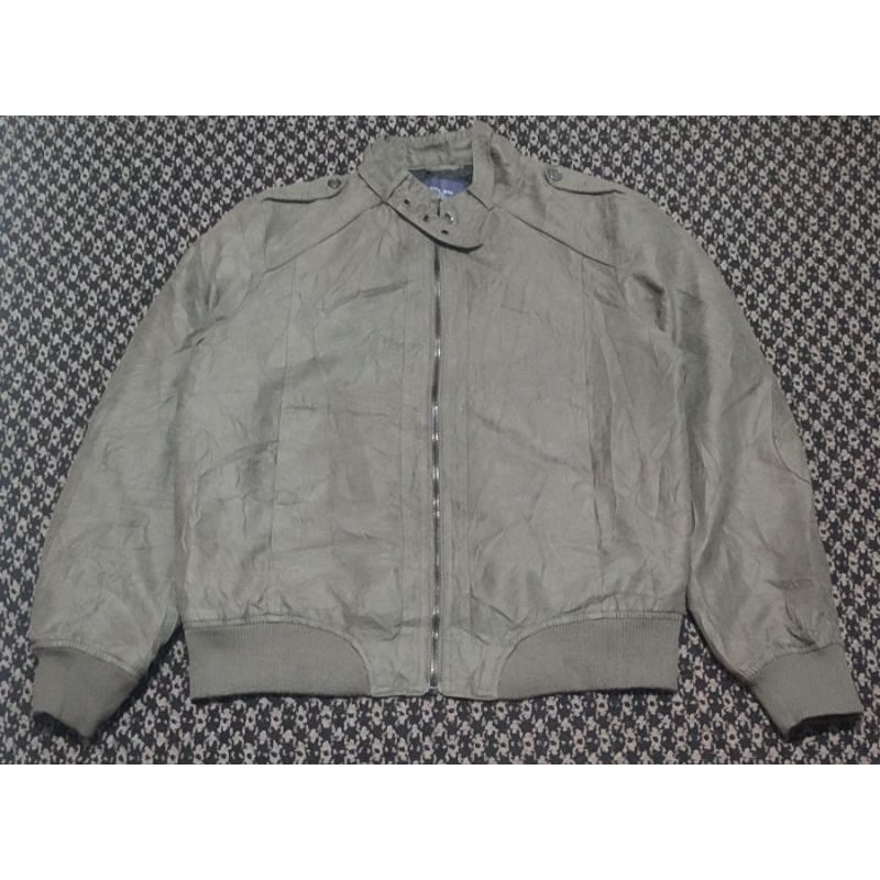 Jaket Casual Bomber Tebal Zara Man Basic Army