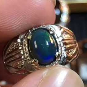 Kalimaya/Black Opal + Ring
