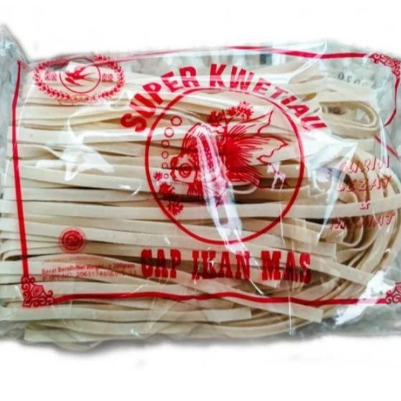 

MIE SUPER KWETIAW CAP IKAN MAS NETTO 200 GR