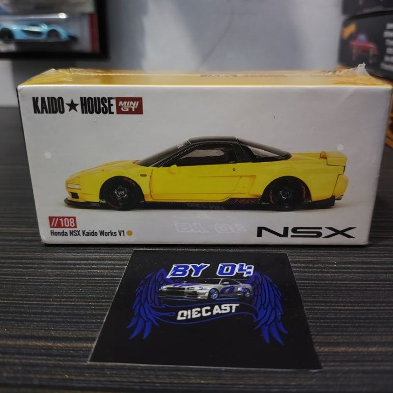 Kaido House x Mini GT HONDA NSX (yellow) SEGEL