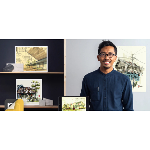 

Domestika – Architectural Sketch with Morpholio Trace App