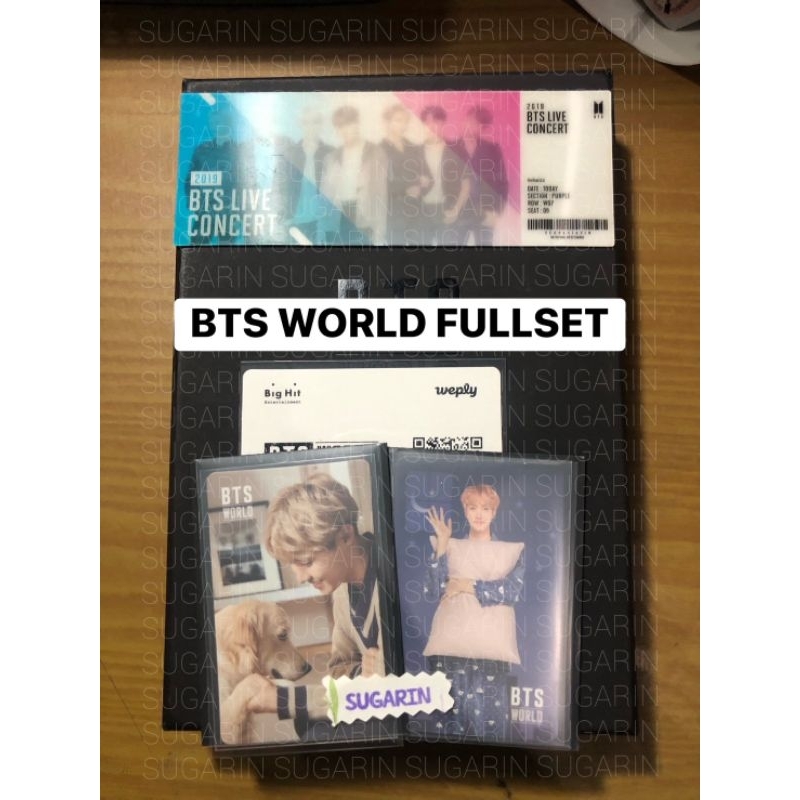 [READY STOCK] OFFICIAL ALBUM BTS WORLD BTSW FULLSET UNSEALED RM JIN SUGA JHOPE JIMIN JUNGKOOK