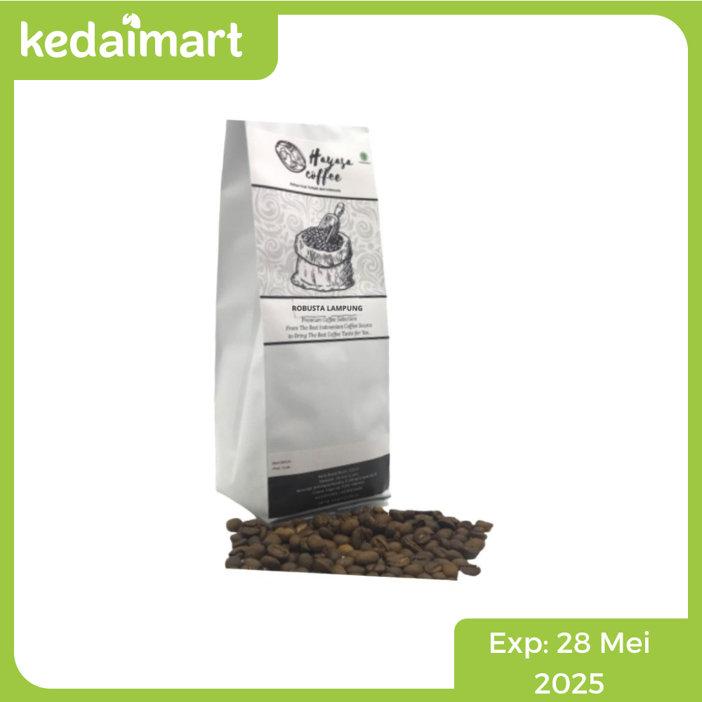 

Clearance Sale - Hayasa Kopi Robusta Lampung Bubuk Halus 500 Gram