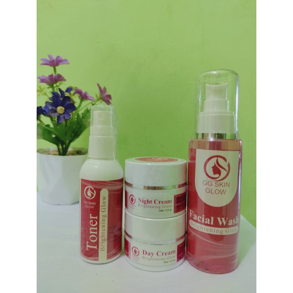 GG GLOW SKINCARE PAKET DAN ECER