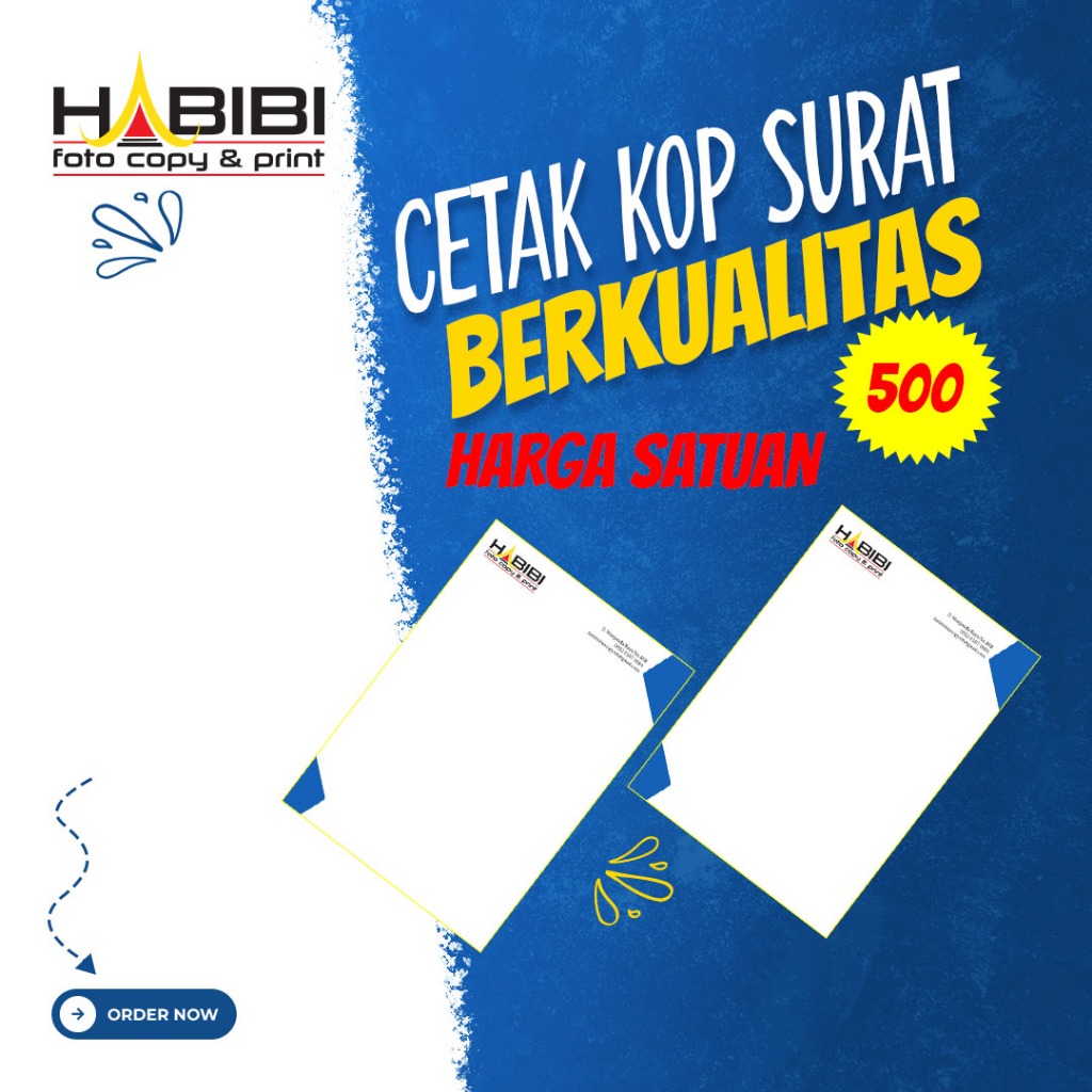 

CETAK KOP SURAT HARGA PERLEMBAR TERMURAH