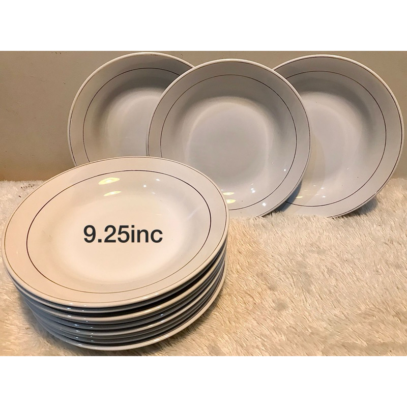 piring listmas/piring keramik/piring polos