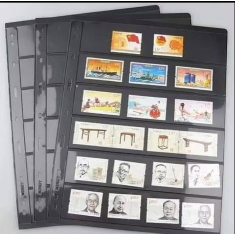 

Refill album perangko 6 baris bolak balik