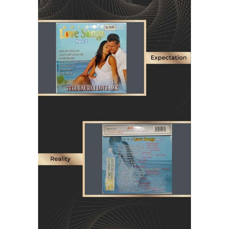 CD audio golden love song part 2