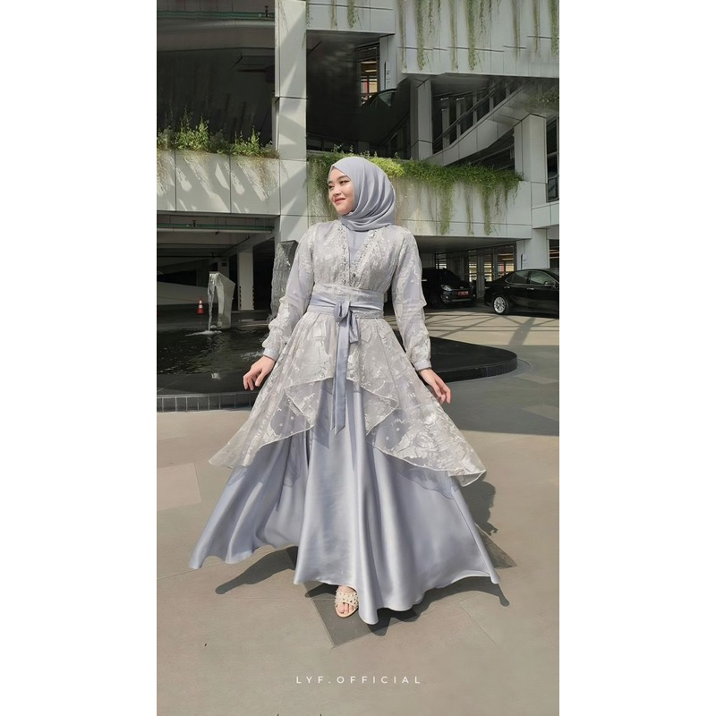 kebaya one set rok payung