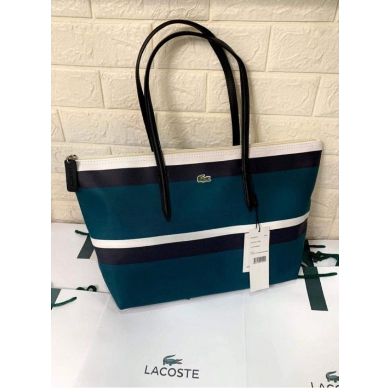 Lacoste Tote Bag Classic Stripe