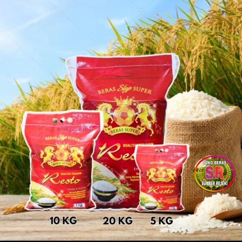 

BERAS SUPER RESTO PULEN 5 KG, 10 KG, 20 KG