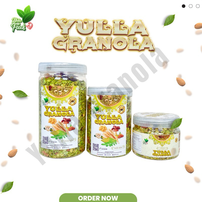 

YULLA GRANOLA NATURAL FOOD KEMASAN 200 GRAM SEREAL