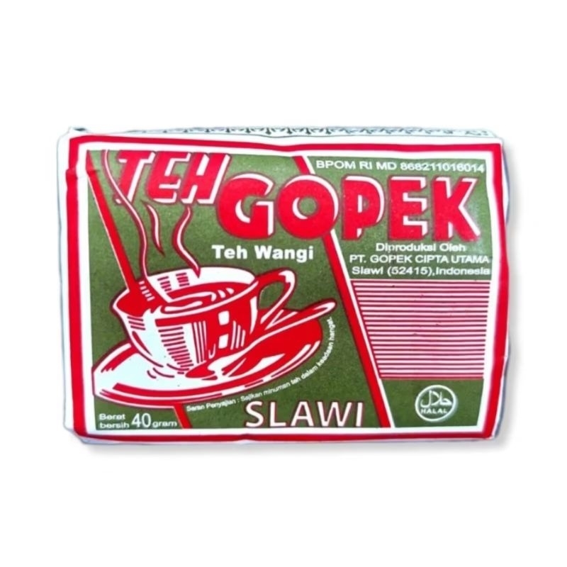 

Teh Gopek Tubruk 40 gram (Ecer)
