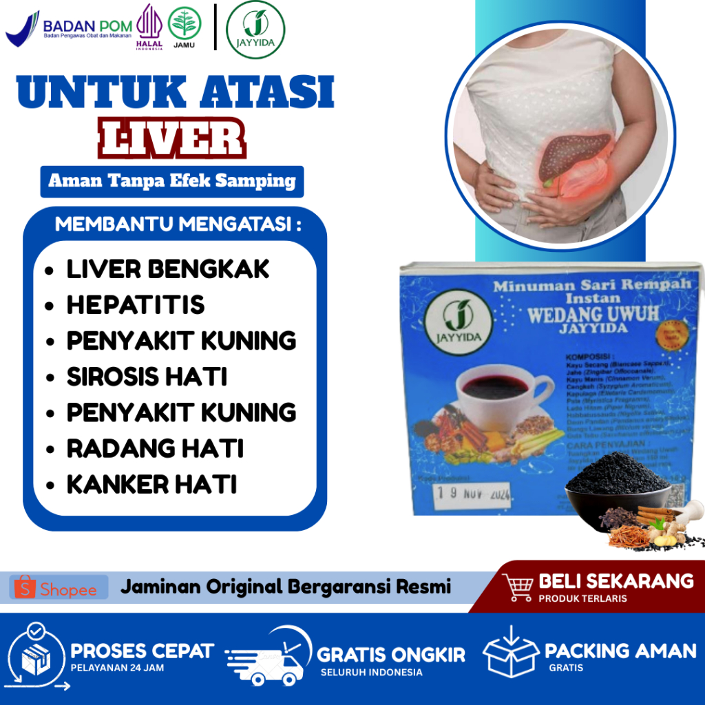 Obat Liver Paling Ampuh - Hepatitis A B C - Limpa Bengkak - Abses Hati - Penyakit Kuning - Kanker Ha