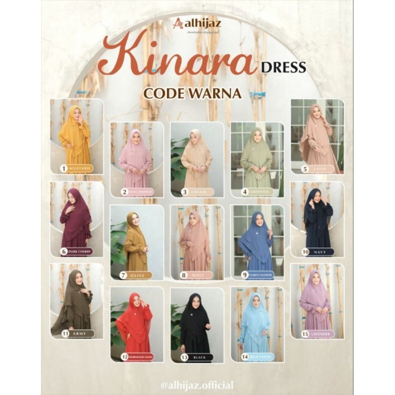 Kinara by Alhijaz (Set Khimar)