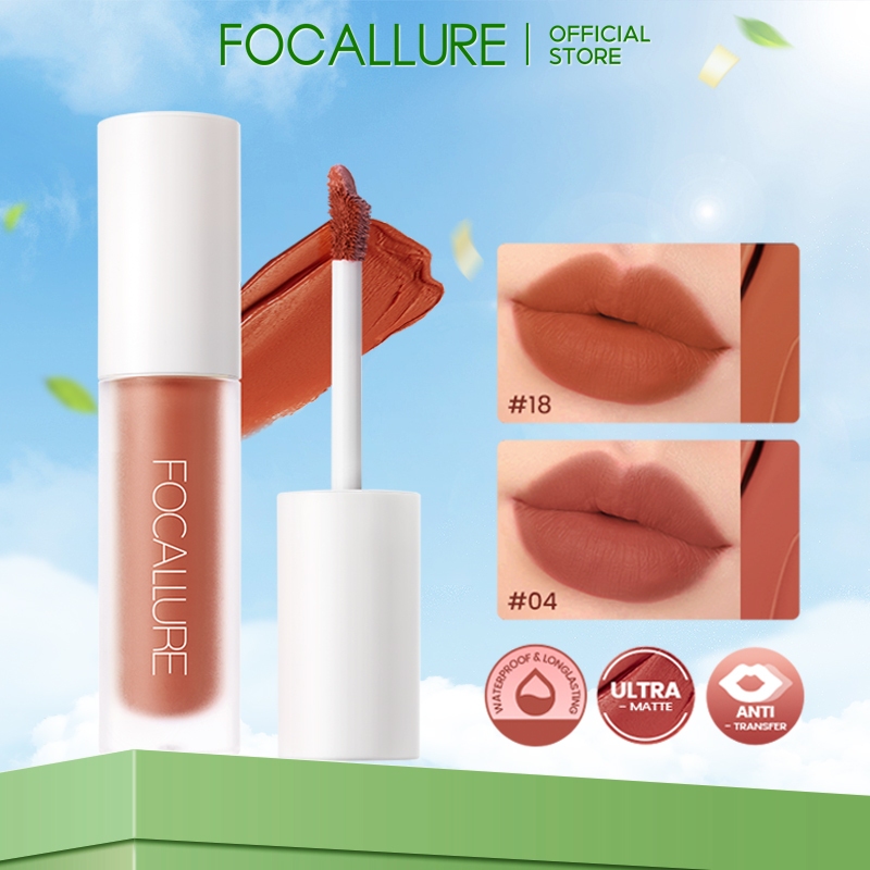 [BPOM]FOCALLURE Staymax Lipstik tahan air Lip gloss