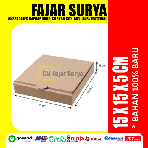 

Karton Box Murah Berkualitas Bekasi (15x15x5cm) Bahan Baru 100%