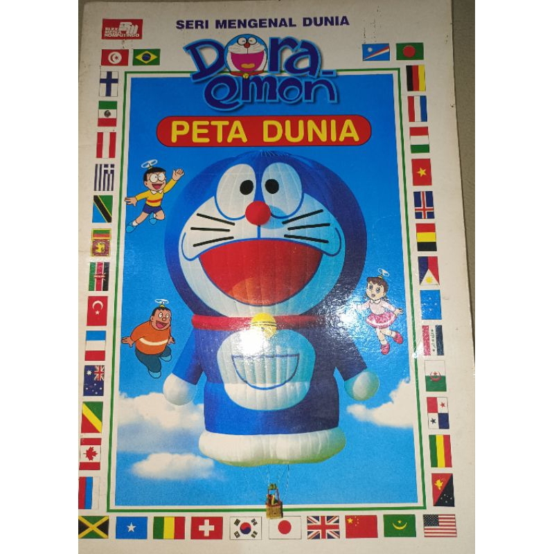 Komik Doraemon Peta Dunia, Seri Mengenal Dunia, Buku Doraemon versi ilmu pengetahuan anak anak, kolp