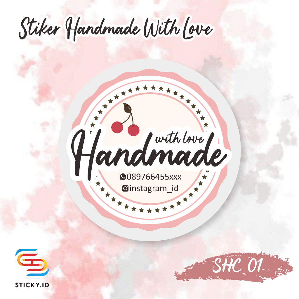 

STIKER LABEL CUSTOM OLSHOP - STICKER THANKYOU CUSTOM MURAH - STIKER BULAT MAKANAN MINUMAN OLSHOP