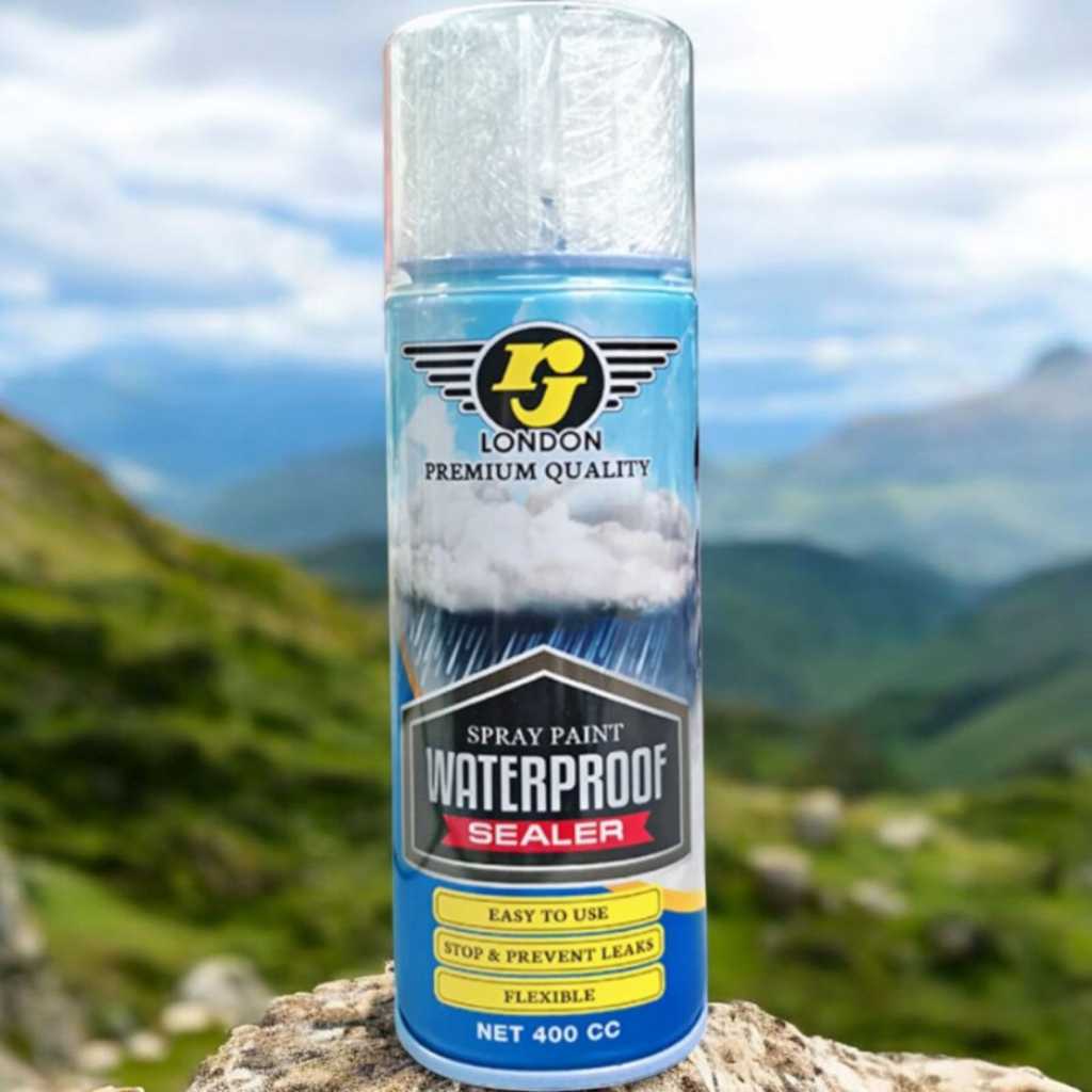 Cat semprot rj london waterproff sealer grey  / rj waterproff 400 cc