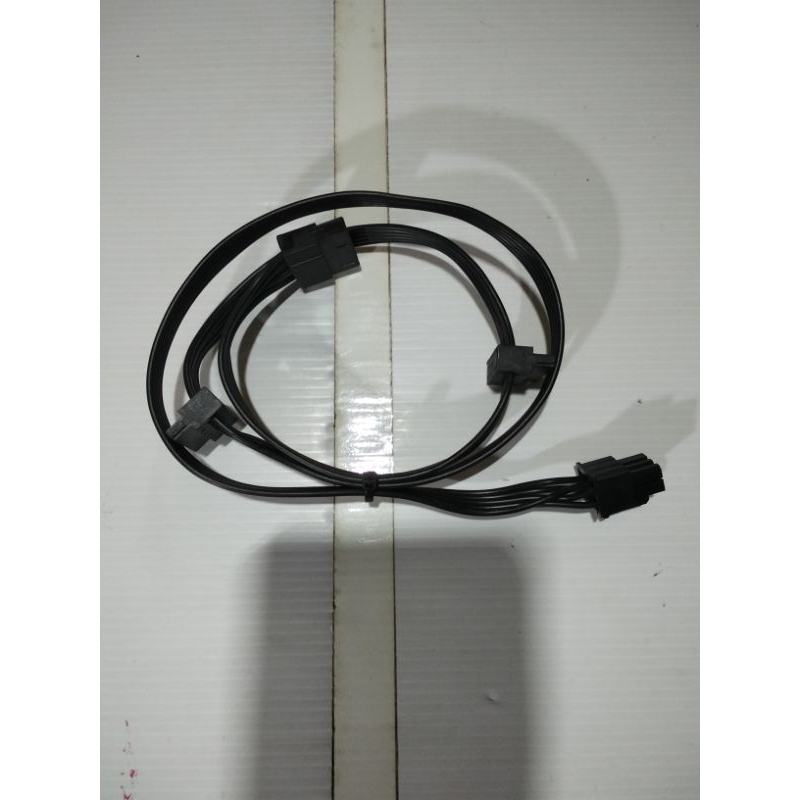 kabel modular 6 pin to sata 2 cabang +1 molex  psu aerocool Lux