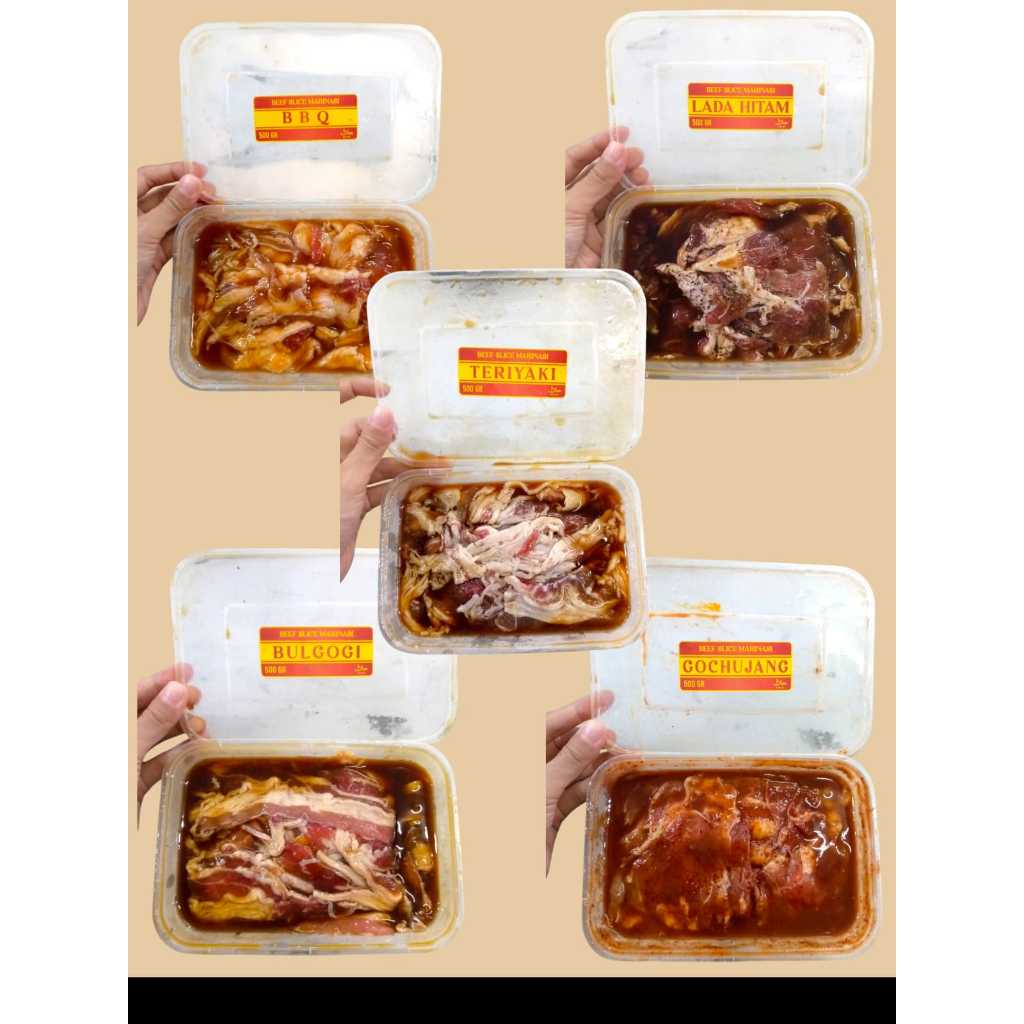 daging slice marinasi 500Gram