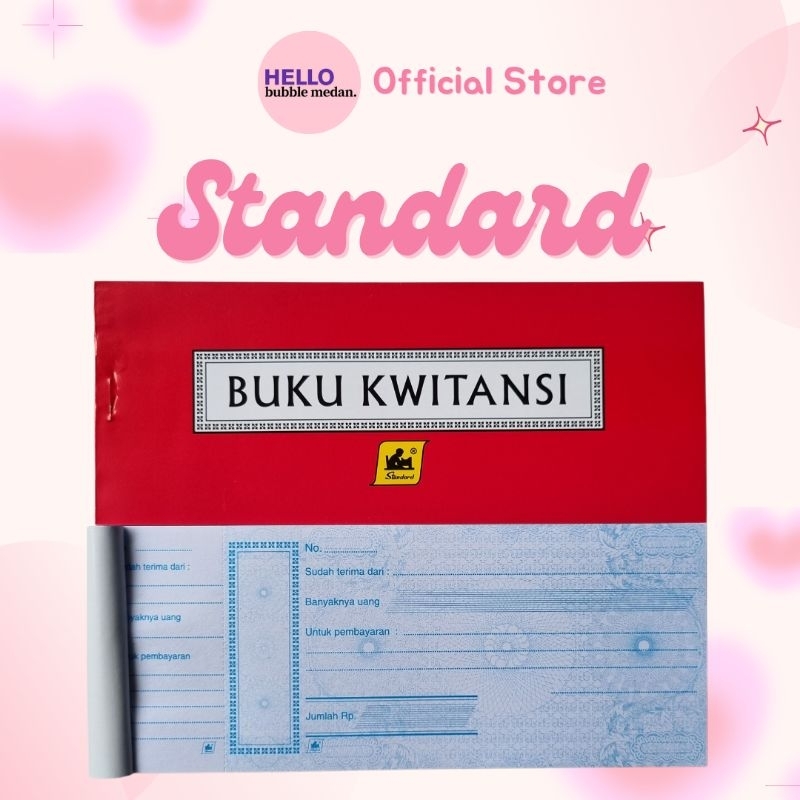 

( 1 Pcs ) Buku Kwitansi Merek Standard - Kecil