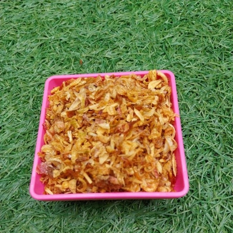 

Bawang Goreng Cincang Halus Kiloan 1kg