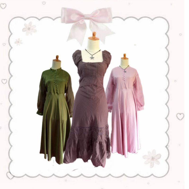 PRELOVED DRESS SUMMER || DRESS PESTA || DRESS COQUETTE || DRESS VINTAGE ||