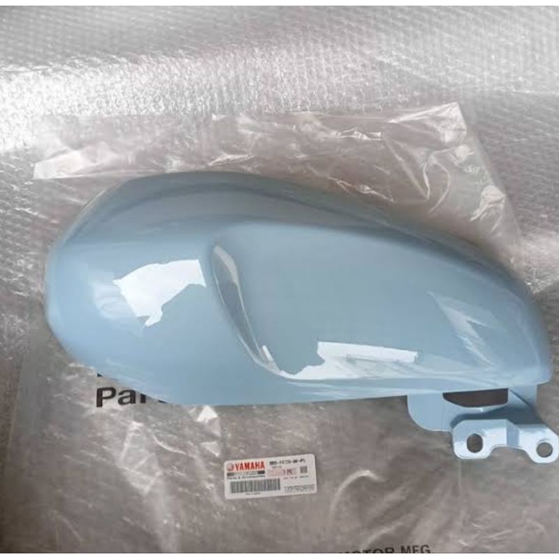 COVER TANGKI KIRI YAMAHA XSR 155 DULL BLUE ORIGINAL