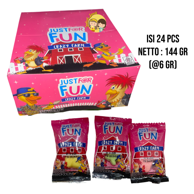 

Yupi Crazy Farm 24 X 6 Gr Rasa Buah by Jadoel_Snack