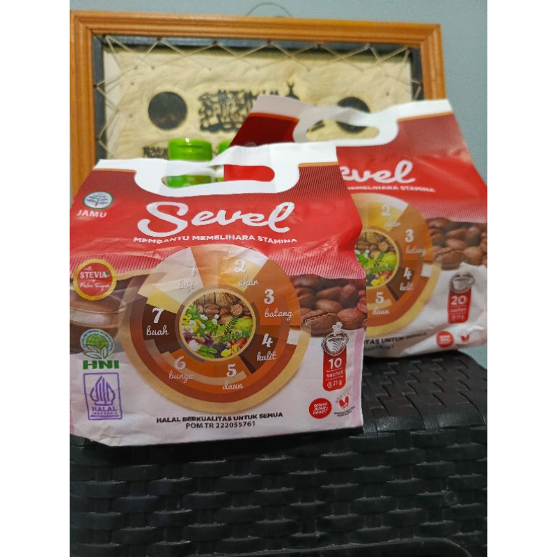 

Kopi Sevel 7Element isi 10 & 20 Sachet HNI HPAI