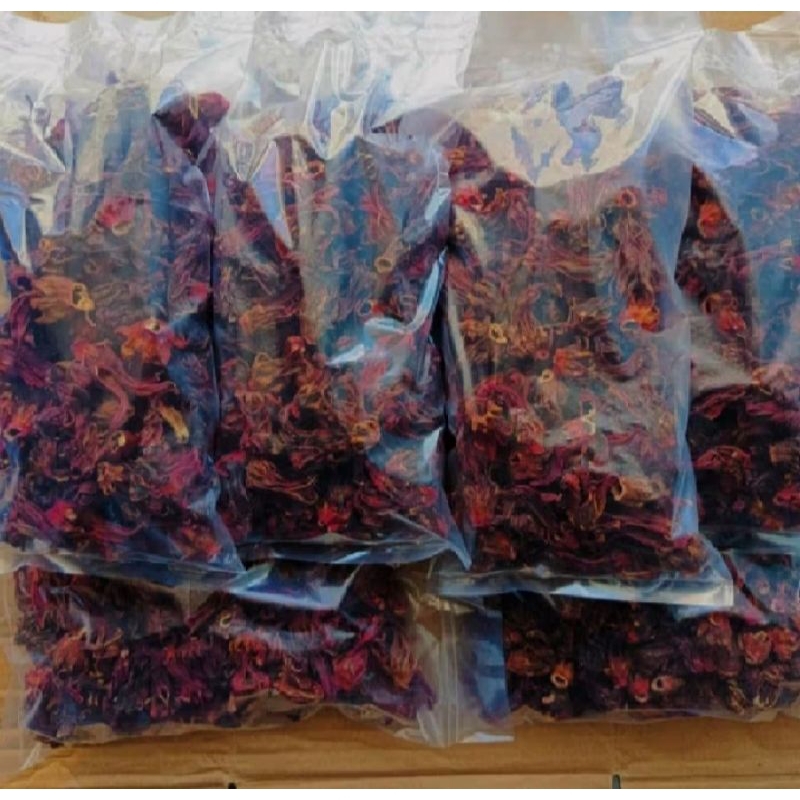

GRATIS 4 GRAM Bunga Rosela Kering 300 Gram, Teh Rosela yang sangat baik untuk kesehatan