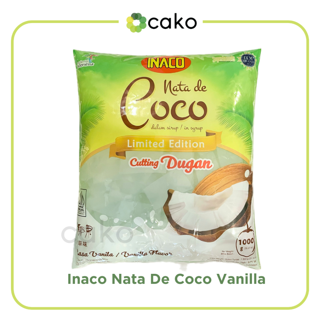 

Inaco Nata De Coco Slice Degan Vanilla 1000gr