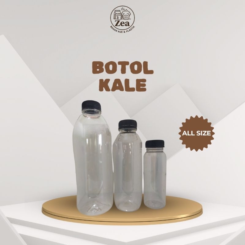Botol Kale 250ML / Botol Plastik / Botol Plastik 250ML / Botol Murah / Botol Kopi / Botol Jus /