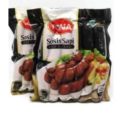 

FROZEN FOOD SOSIS SAPI BAKAR YONA 500g isi 12