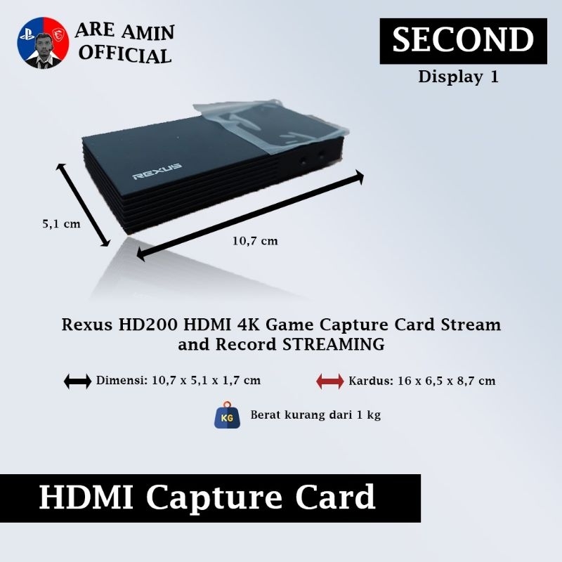 Second - Rexus HD200 HDMI