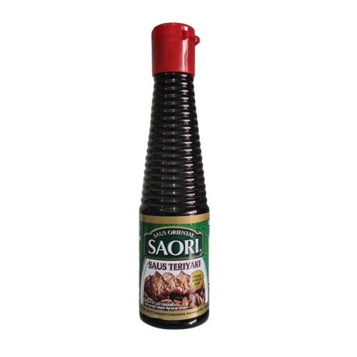 

AJINOMOTO SAORI SAUS TERIYAKI BOTOL 133ml SAUS TERIYAKI SAOS TERIYAKI