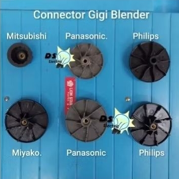 Konektor Gigi Blender Connector Sparepart Blender Philips Panasonic Miyako Mitsubishi